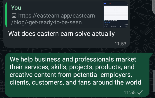 What does eastearn app actually solve?
